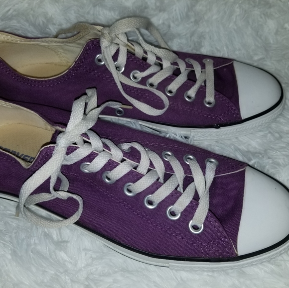 purple converse mens